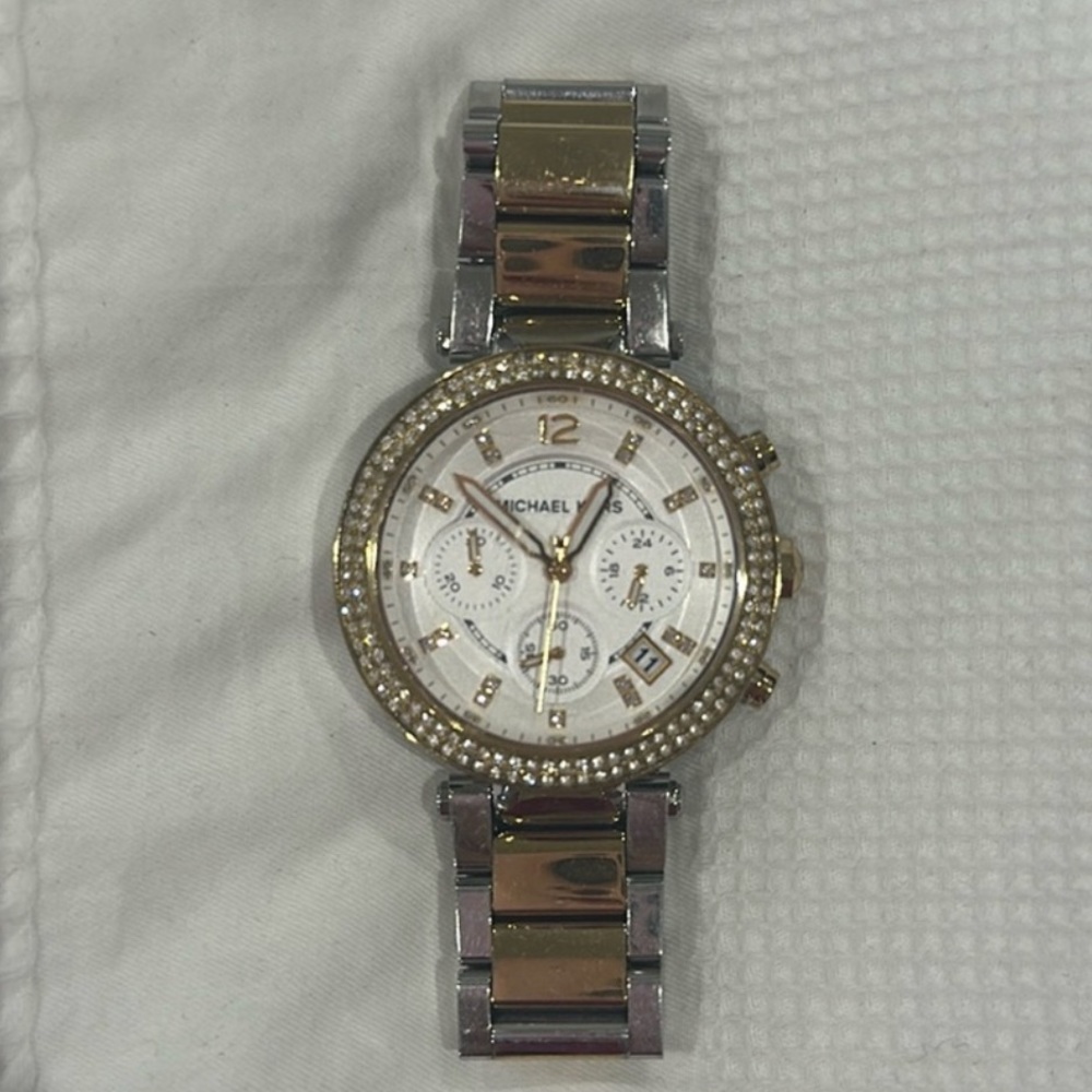 Michael Kors gold and silver watch
